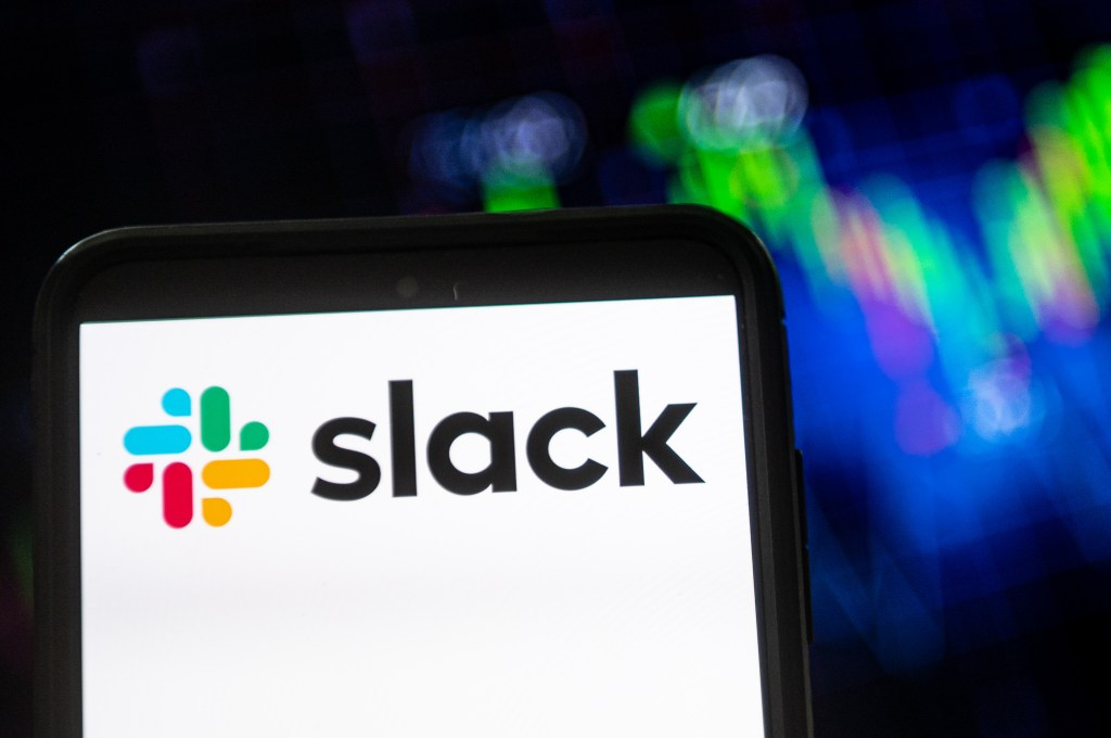 Slack builds a Digital HQ for customers. | Photo Illustration by Mateusz Slodkowski/SOPA Images/LightRocket via Getty Images)