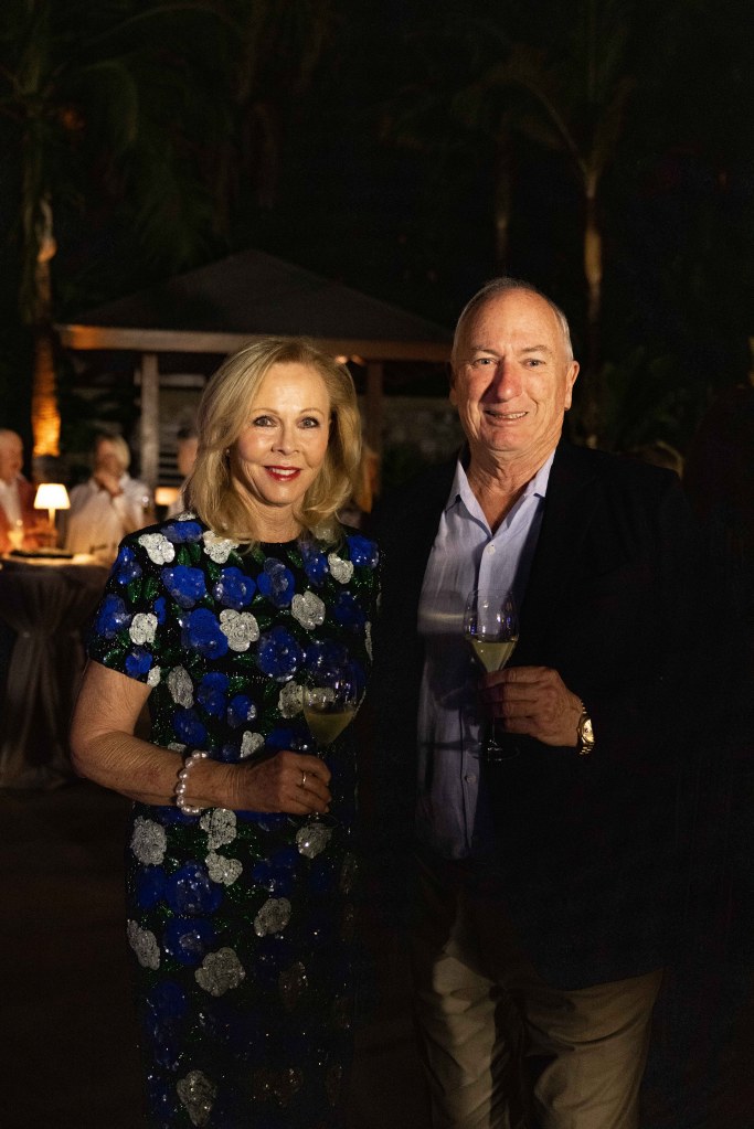 Carol and Sandy Oatley at the Guillaume Brahimi Dinner at Pebble Beach 2023 | Image: Lean Timms 