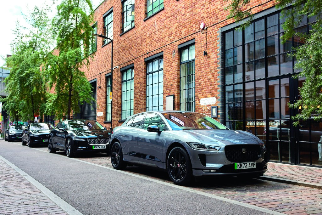 Image of one of Jaguar's EVs