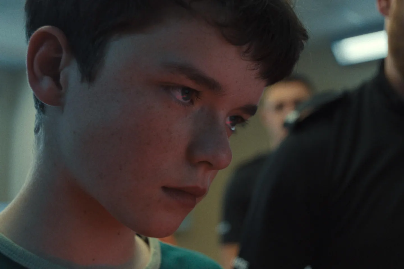 Adolescence. Owen Cooper as Jamie Miller in Adolescence. Cr. Courtesy of Netflix © 2024Courtesy of Netflix